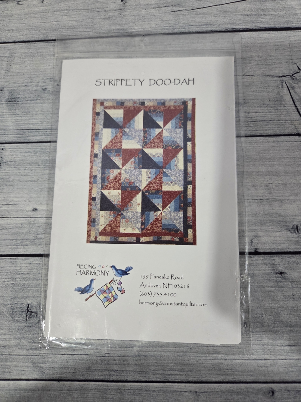 Piecing Harmony Quilting Pattern Strippety Doo-Dah
